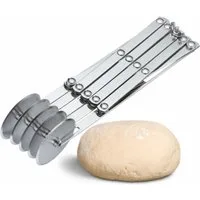 WESTMARK Teigschneider 5 Rädchen, Vorbereiten und Portionieren von Teig, Fondant und mehr, rostfrei, spülmaschinengeeignet, langlebig