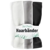 greate. Haarband 3er Set Haarbänder Damen & Herren - Elastisches Haarband, Stirnband, 3-tlg.