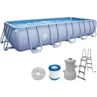 Avenli Framepool Frame Plus Rectangular Pool 540 x 250 x 100 cm (Stahlrahmenpool Komplettset, Aufstellpool mit Pumpe)