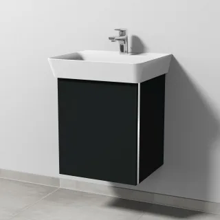 Sanipa 3way Waschtischunterbau zu Ideal Standard Connect Air Cube Waschtisch mit 1 Tür, Vulkan-Matt BP6451V
