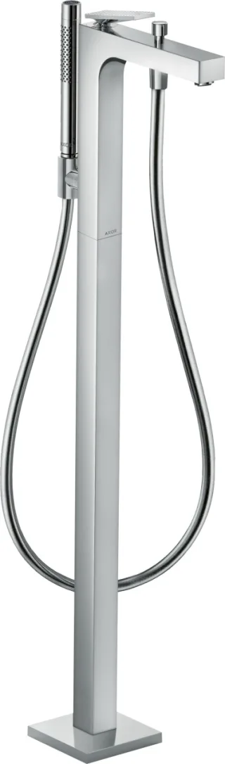 Hansgrohe Wannenmischer Axor Citterio Fertigset Bodenmont.m.Hebelgr.Rautenschliff chrom, 39471000 39471000