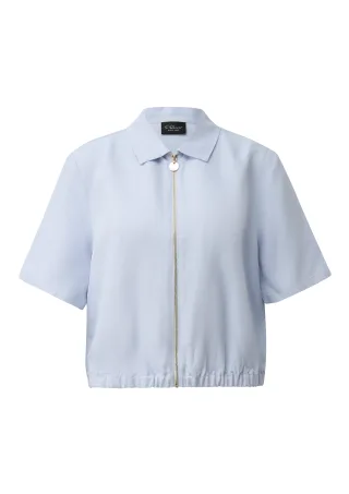 s.Oliver BLACK LABEL - Bluse blau - Gr. - 42