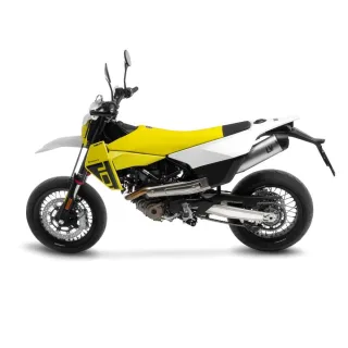 Sport Auspuff LeoVince LV One EVO Edelstahl Husqvarna 701 Supermoto / Enduro Bj.2025-2026 EURO5+/ABE
