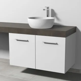 Sanipa Waschtischunterbau mit Türen 2morrow (G1364) 510x900x520 Weiß-Soft, G136443 G136443