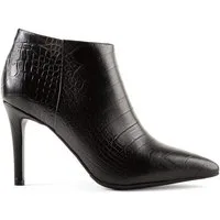 GosiaK. "Levi" High-Heel-Stiefelette in Krokodilleder-Optik