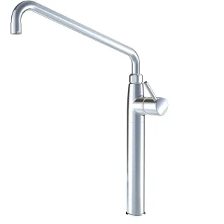 KWC Hebelmischer GASTRO Schwenkauslauf, A450, mit Säule 300 mm, chromeline,121272 121272