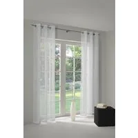 Wirth Vorhang Theresa (1 St), Ösen, halbtransparent, Store