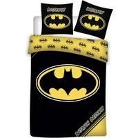 BrandMac Bettwäsche Batman - Wende-Bettwäsche-Set, 135x200 & 80x80, Baumwolle, 100% Baumwolle