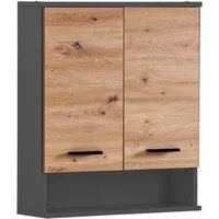 welltime Hängeschrank 2 Türen, Metallbeschläge