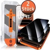 TK-Handel Displayschutzfolie panzerglas 9H Blickschutz Schutzglas Schutzfolie Glas Folie für iPhone 16E iPhone 17E, Displayschutzfolie, Displayschutz, Hartglas, Displayfolie, screen Protector, display, Echt Glas, 9H gehärtet, Handyschutz, full cover,