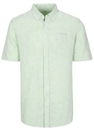 COMMANDER Finest Clothing - Hemd, 1/2 Arm avocado - Gr. - XXL