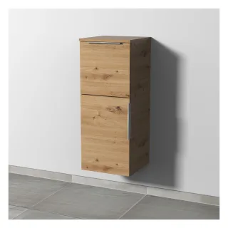 Sanipa 3way Mittelschrank mit 1 Tür und 1 Auszug, Eiche Natural-Touch, UM12685 UM12685