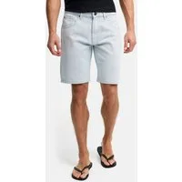 Indicode Jeansshorts Herren INBelliz Herrenshorts Sommershorts aus Baumwolle in hochwertiger Fischgrat-Optik