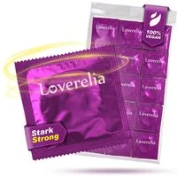Loverelia Kondome STRONG, extra starke Kondome, Wandstärke 0,09-0,11mm - vegan - 53mm