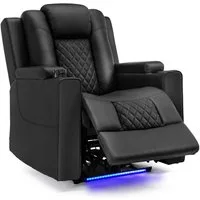 COMHOMA Relaxsessel Elektrisch Massagesessel mit Massagefunktion, LED, elektisch verstellbar
