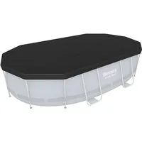 Bestway Pool-Abdeckplane Bestway® PVC-Abdeckplane 418 x 230 cm, schwarz