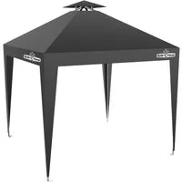 Grillfürst Grillpavillon Grillfürst Pop-Up Pavillon / Grillpavillon / Gartenpavillon / Grillzelt 3x3m v3