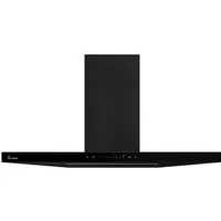 KKT KOLBE Wandhaube Wandhaube Dunstabzugshaube 90cm FLAT9006S Wandhaube Dunstabzugshaube 90cm FLAT9006S, Abzugshaube / Edelstahl / Schwarz / Glas / WIFI / 9 Stufen / LED