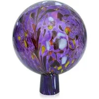 Lauschaer Glas Blumenständer Rosenkugel Gartenkugel mit Granulat handgefertigt, reine Handarbeit und mundgeblasen