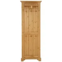 OTTO home Garderobenpaneel Rustic, aus massiver Kiefer, Höhe 190 cm, mit Ablage, Holzhaken