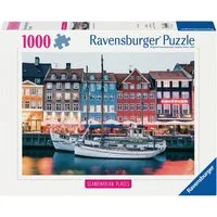 Ravensburger Puzzle Scandinavian Places, Kopenhagen, Dänemark, 1000 Puzzleteile, Made in Germany