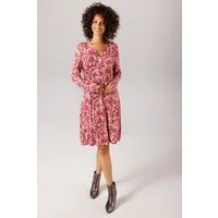 Aniston CASUAL A-Linien-Kleid mit farbenfrohen Blumendruck - jedes Teil ein Unikat - NEUE KOLLEKTION