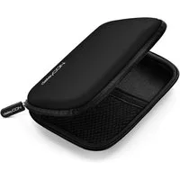 deleyCON Festplattentasche deleyCON Festplattentasche Case für 2,5" Zoll HDD SSD - 2 Fächer
