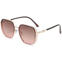 ibettertec Sonnenbrille Sonnenbrille Damen Transparente Farbverlauf UV400 Schutz Blendschutz Übergroß Polarisiert Sonnenbrille Damen Für Outdoor Reisen Fahren