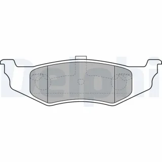 Delphi Bremsbel?ge hinten Chrysler Dodge LP1515