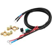 enjoy solar Profi-Batteriekabel 1m/3m 6mm², mit 10A/15A/25A/30A Sicherung Batteriekabel, mit M8 Ringösen, Batterie zu Laderegler