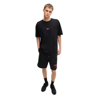 Hugo Boss - "Nomario" Sweat-Shorts für Herren (Schwarz/Pink)