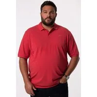 Men Plus Poloshirt Poloshirt Bauchfit Basic Piqué Halbarm