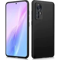 CoolGadget Handyhülle Black Series Handy Hülle für Xiaomi 12, Xiaomi 12X 6,28 Zoll, Edle Silikon Schlicht Robust Schutzhülle für Xiaomi 12 / 12X Hülle