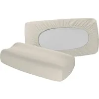 fleuresse Kissenbezug Vital comfort, (2 Stück), Baumwolle-Elasthan Kissenbezug, 40x60 cm, Gummizug