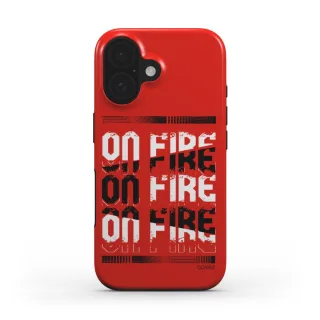 Handyhülle COVRZ | On Fire | Tough Case | Rot | MagSafe®-fähig | iPhone 16 15 14 13 Plus Pro Max, Samsung Galaxy S25 S24 S23 S22 S21 Ultra 5g uvm. Nein iPhone 16