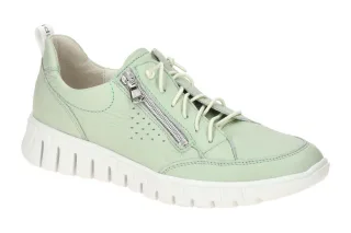 Waldl?ufer 916003 H-BIRDY Damenschuhe Gr?n - menta Bequeme Schn?r-Halbschuhe