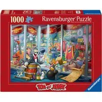 Ravensburger Puzzle Ruhmeshalle von Tom & Jerry, 1000 Puzzleteile, Made in Germany