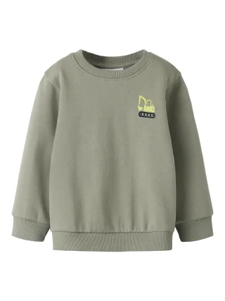 NAME IT - NMMVALLEN LS NREG SWEAT BRU Shadow - Gr. - 128