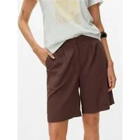 Vero Moda Shorts VMCAIA BERMUDA WVN NOOS Baumwollmischung, regular fit, mit Leinen