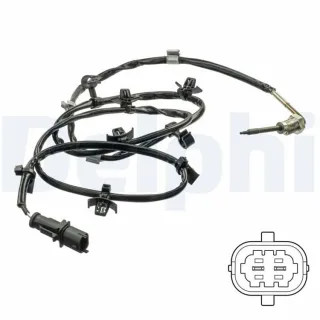 Delphi Abgastemperatursensor Opel Insignia A 2,0 Biturbo CDTI TS30244