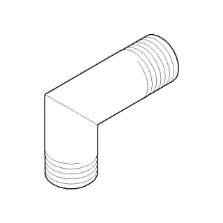 Dornbracht Brause-Anschluss G 1/2x G 091103121-06 platin matt