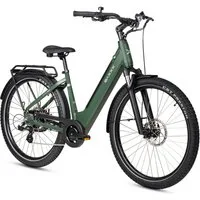 SAXXX E-Bike Cityrad Damen Herren 28x2,35", SAXXX SUV, 468 Wh, 120 km, 95 % vormontiert, 7 Gang SHIMANO Altus Schaltwerk, Kettenschaltung, Hinterradmotor, 468 Wh, (mit Tiefeinstieg, mit Gepacktrager, abnehmbarer Akku), 250W Heckmotor, Pedelec E-Cityb
