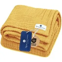 Babydecke Babydecke Musselin Kuscheldecke Puckdecke Baby & Neugeborene, Nordic Coast Company, Sommerdecke, Puck-u. Stilltuch, Einschlagdecke, Baumwolle atmungsaktiv