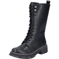 Rieker Schnürstiefel Schnürboots mit Reißverschluss und robuster Profilsohle