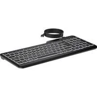 400 Backlit Wired Keyboard, Tastatur schwarz, DE-Layout, Plunger