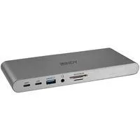 DST-Pro 5K XT, Dockingstation silber, 5K DP, HDMI, PD 3.0 100W, USB 3.2 Gen 1, Gigabit, SD, MicroSD, Audio