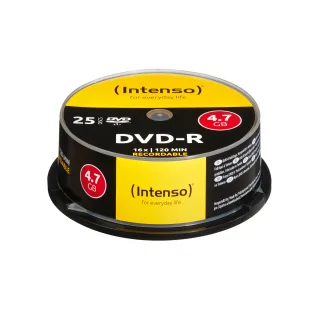 Intenso 25 x DVD-R | 4101154 | 4.7 GB 16x - Spindel