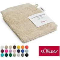 s.Oliver Waschhandschuh s.Oliver, Premium Qualität, 600 gr/m², auch als Sets erhältlich, Walkfrottier (1-St), große Farbauswahl, auch als Duschtuch, Handtuch, Gästetuch
