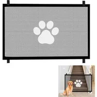 Ledander Türschutzgitter Hund Hundebarrieren, Tragbare Absperrgitter für Hund und Katze