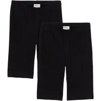 bonprix Radlerhose (Packung, 2-tlg) aus Baumwolle und Elasthan, elastischer Gummibund, knielang
